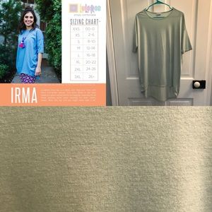 LuLaRoe XS Irma - Mint Green